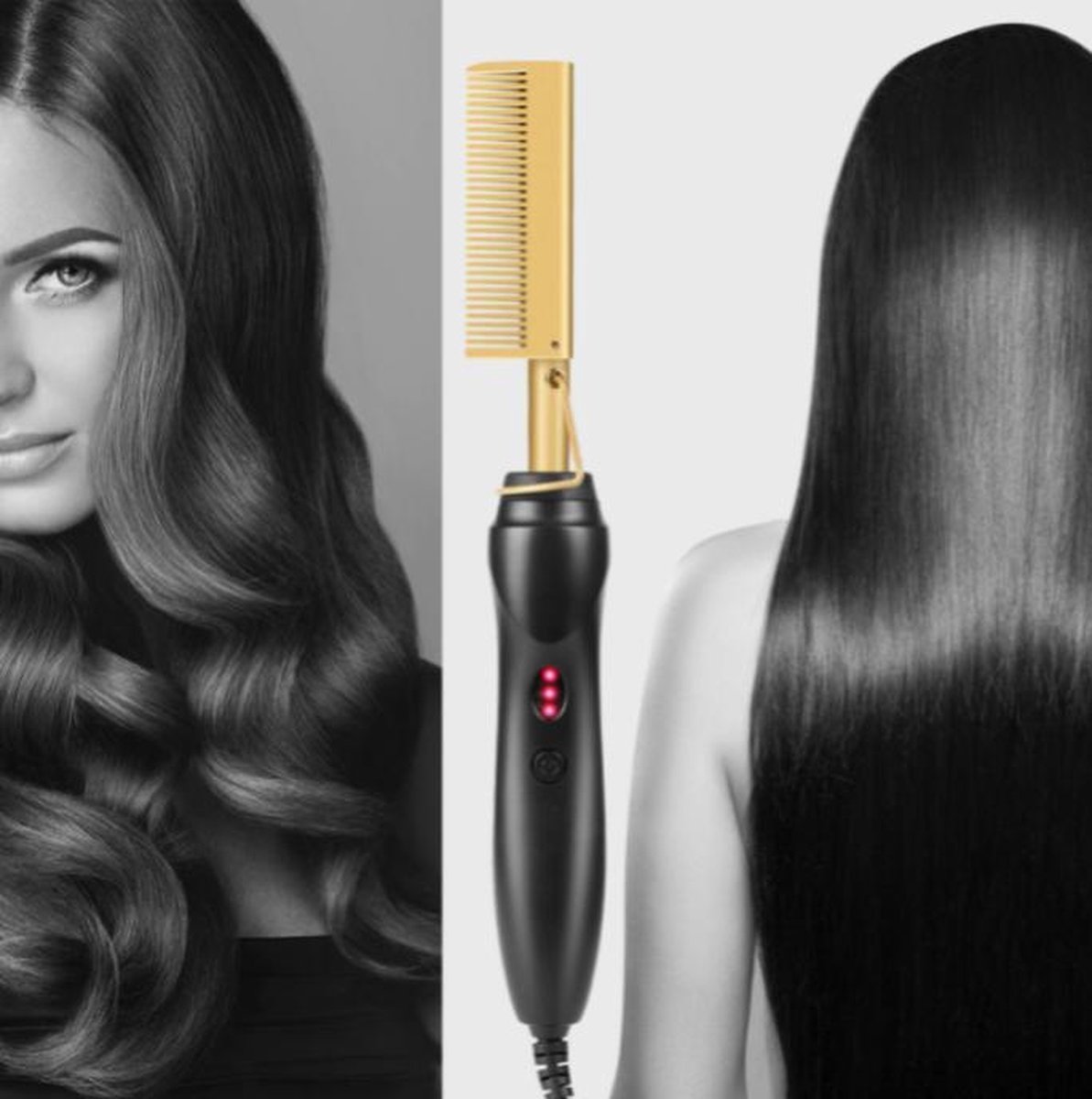 Nolad´s Professionele Elektrische haar kamElectric Hot comb
