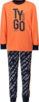 Tygo & Vito Jongens Pyjama - shocking orange - Maat 92