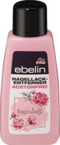DM Ebelin Reisflesje  Nagellakremover met rozengeur - acetonvrij - reisverpakking (50 ml)
