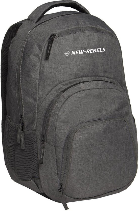 New Rebels ® BTS 3 schooltas met laptopvak zwart