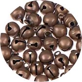 50 Rammel Beads Brons 6 mm- Sieraden maken- Rammelaar-Belletjes- Charme Bijoux