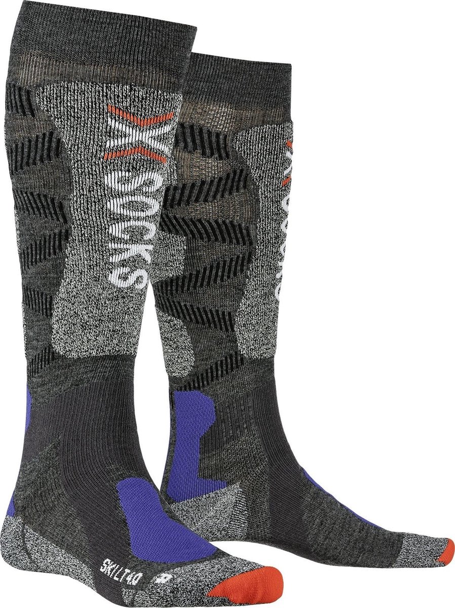 X-socks Skisokken Light 4.0 Polyamide/wol Grijs