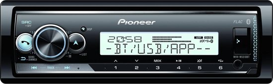 Foto: Pioneer mvh ms510bt marine audio bluetooth radio 50wx4