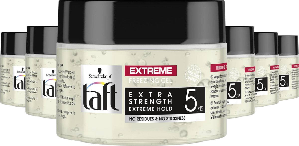 Taft Extreme Freezing Gel pot  6 x 250 ml - Voordeelverpakking