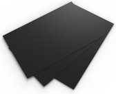 BBQ Grill Mat - 3 stuks -  Grilloppervlak (LxB) 40x33 cm - Met Kwast - Zwart