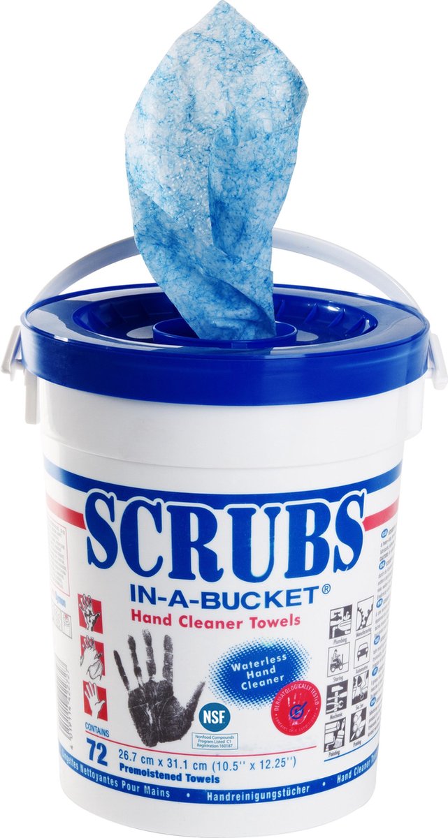Scrubs In-a-Bucket DY42272 Handreinigingsdoekjes 72 stuk(s)