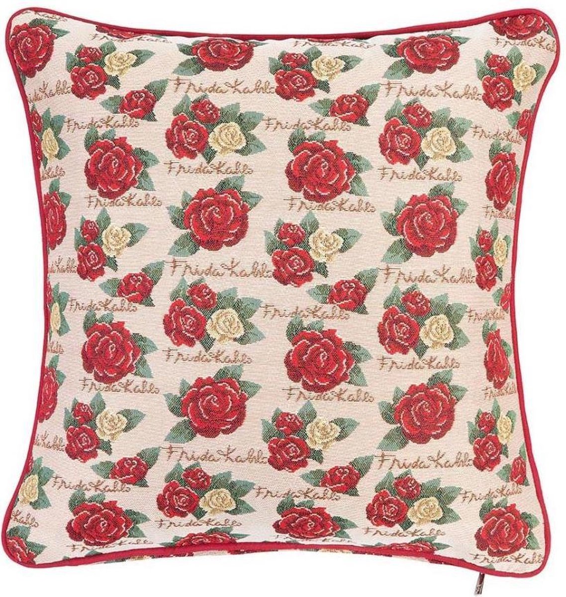 Signare Kussenhoes - Frida Kahlo Rose Rood
