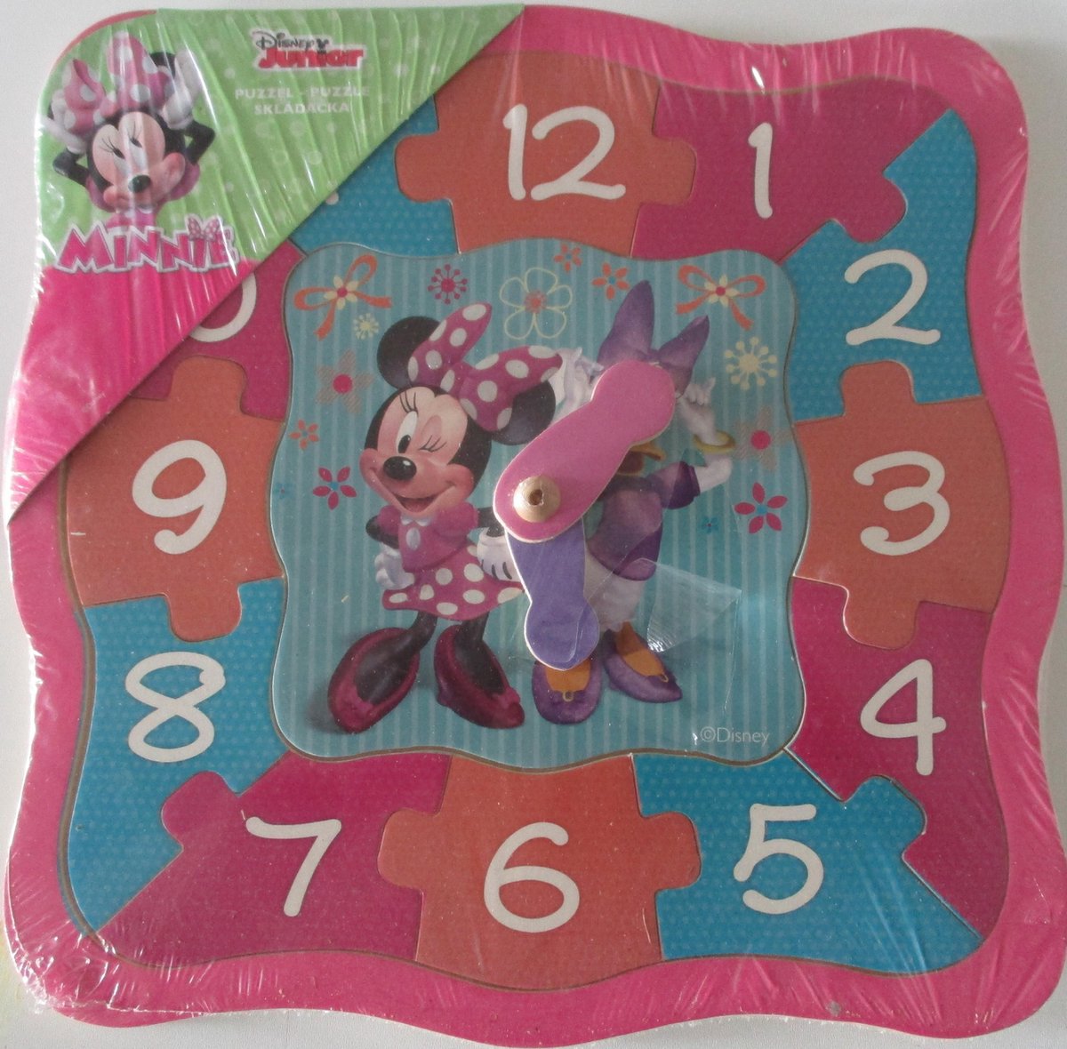 Disney Puzzelklok Daisy Duck & Minnie Mouse