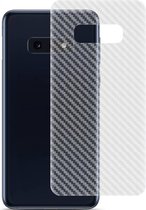 Let op type!! Voor Galaxy S10e IMAK Carbon Fiber Patroon PVC Back Protective Film