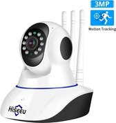 Draadloze Beveiligingscamera - Ultra HD 1536P - 3MP - Kantoor camera - 32GB SD-Kaart