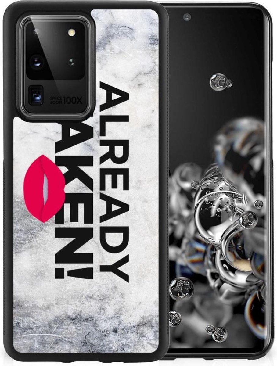 Back Cover voor Samsung Galaxy S20 Ultra Hoesje met Quotes Already Taken White