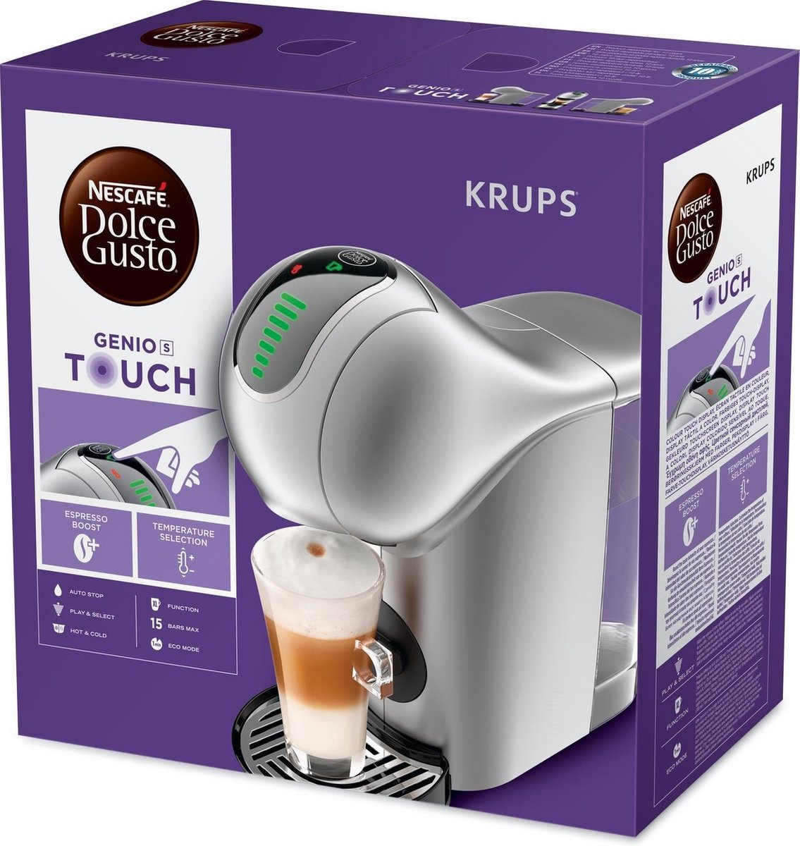 Krups Genio S Plus Genio S Touch KP440E automatische koffiemachine | bol.com