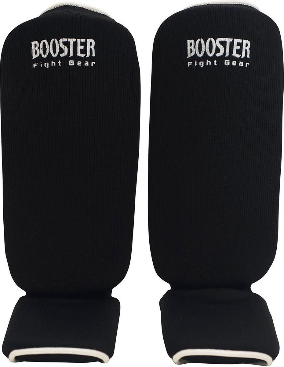 Booster Fight Gear - Elastische scheenbeschermers - zwart - S