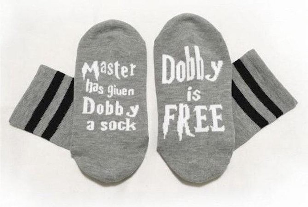 Fun Chaussettes Harry Potter ' Master a donné une chaussette à Dobby /  Dobby is Free'... | bol.com