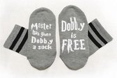 Fun Sokken Harry Potter 'Master has given Dobby a sock / Dobby is Free' (31296)