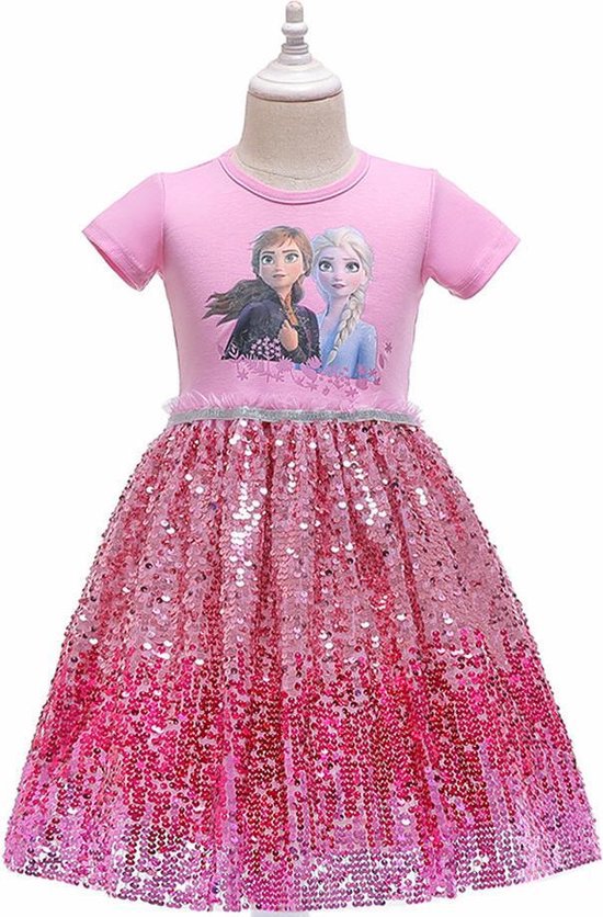 Carnaval Kleding Dames KAKMWAII Elsa Prinsessenjurk 130, Elsa