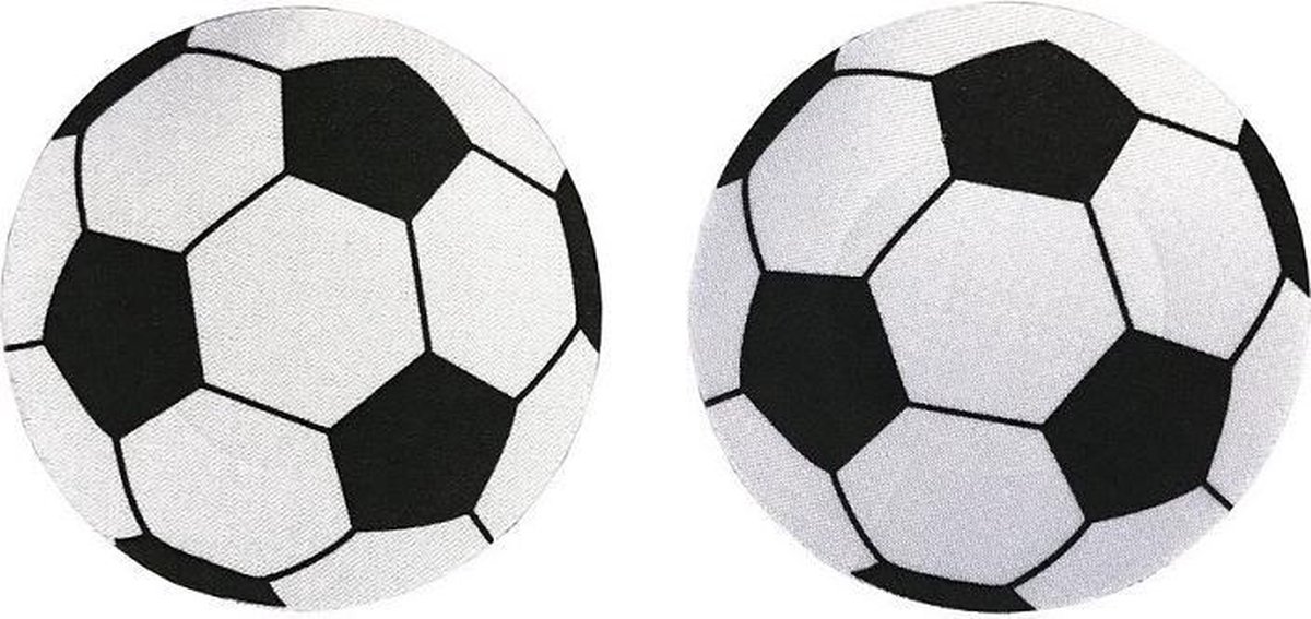 Goedkoopste Voetbal tepel stickers 1 paar (2 st.) - erotische tepelstickers