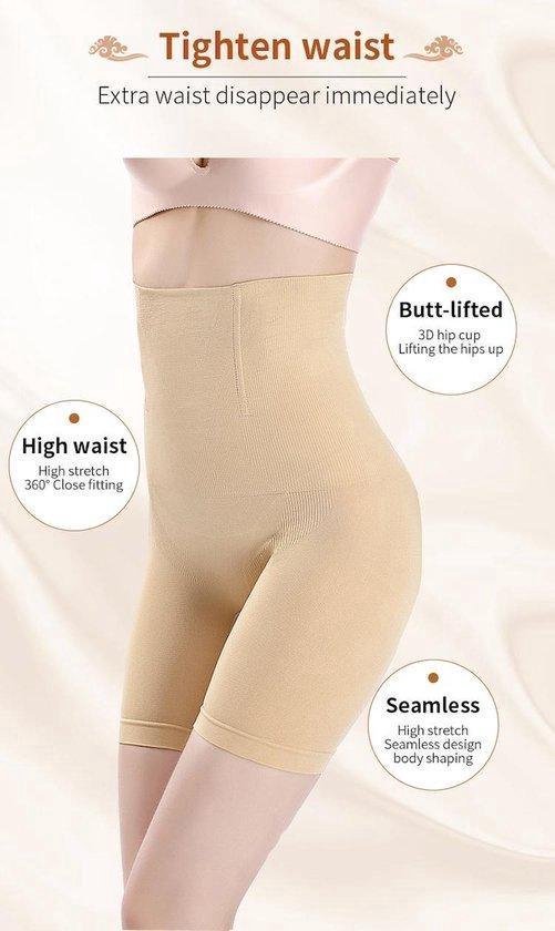 Corrigerend ondergoed voor billen, buik en dijen - corrigerend ondergoed high waist - Beige/Creme - maat M/L