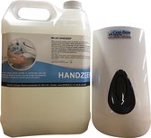 Distributeur de savon | 900 ml | Rechargeable | Comprend 5 litres de savon doux pour les mains | Robuste, élégant et hygiénique