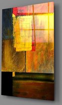 Insigne Glasschilderij | Abstract Kleuren - 110x70 cm - 4 mm