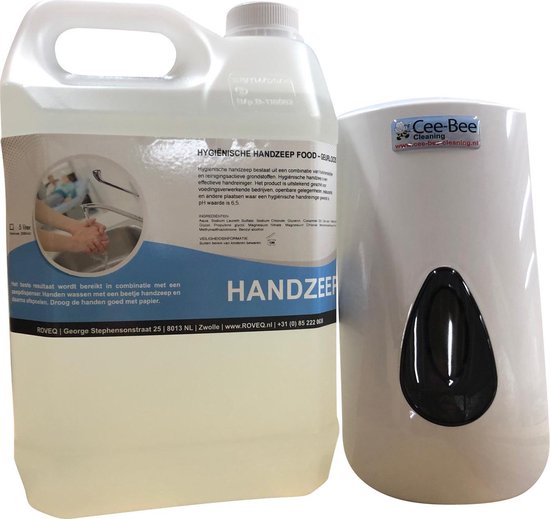 Distributeur de savon | 900 ml | Rechargeable | Comprend 5 litres de savon  hygiénique... | bol.com