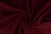 Hydrofiel stof / Mousseline stof / Bordeaux rood / 10 meter