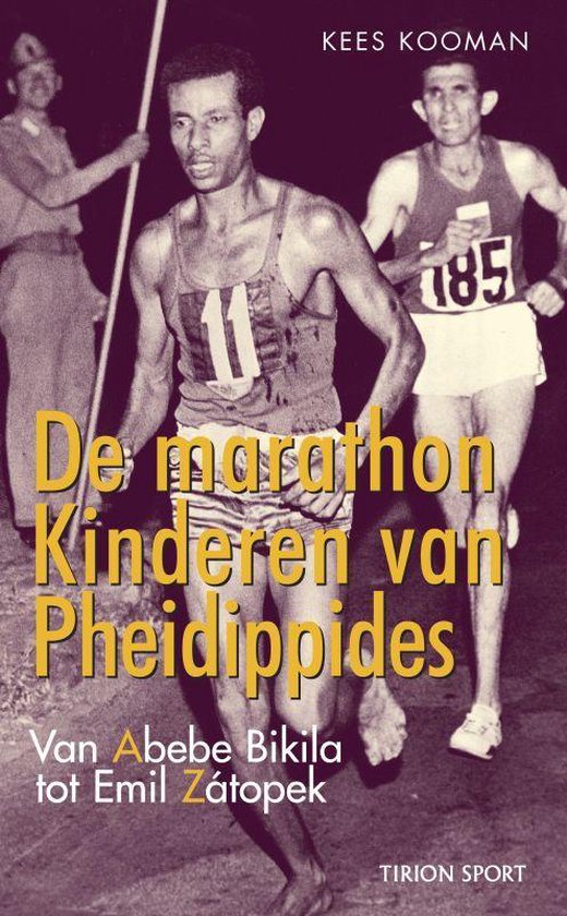 Cover van het boek 'De marathon. De kinderen van Pheidippides' van Kees Kooman
