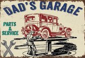 Wandbord - Dad's Garage Parts & Service