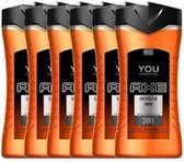 Axe Douchegel You Energised - Voordeelverpakking 6 x 250 ML