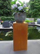 Zuil tuin Sokkel Cortenstaal 30x30x60cm