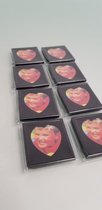 Magnetisch minifotolijstje zwart 8 stuks