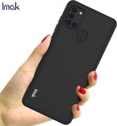 Samsung Galaxy A21s Tpu Zwart Cover Case Hoesje Siliconen