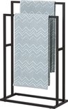 Sealskin Carré - Handdoekrek - 24 x 48 x 78,5 cm - vrijstaand - Zwart