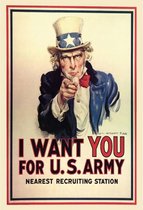 Wandbord - I Want You For U.S. Army