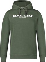 Ballin Amsterdam -  Jongens Regular Fit  Original Hoodie  - Groen - Maat 152