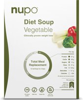 Nupo Dieet Soep - Groenten - 12 Porties - Caloriearm - Maaltijdvervangers