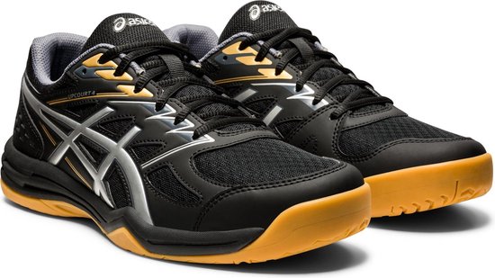 bol.com | Asics Sportschoenen - Maat 43 1/3 - Mannen - zwart,zilver,oranje