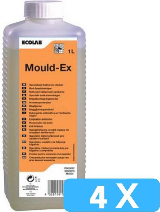 Ecolab | Mould-ex | Schimmelverwijderaar | Fles 4 x 1 liter