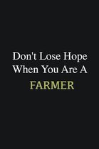 Don't lose hope when you are a Farmer: Writing careers journals and notebook. A way towards enhancement