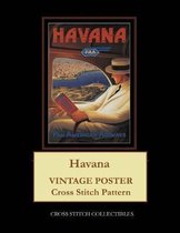 Havana: Vintage Poster Cross Stitch Pattern
