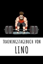 Trainingstagebuch von Lino: Personalisierter Tagesplaner für dein Fitness- und Krafttraining im Fitnessstudio oder Zuhause