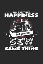 Sew happiness: 6x9 Sewing Machine - dotgrid - dot grid paper - notebook - notes