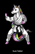Karate Notebook: Unicorn Karate Notebook