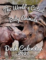 The World's Cutest Baby Animals Desk Calendar 2020: 14-Month Desk Calendar Featuring the Youngest Members of the Animal Kingdom