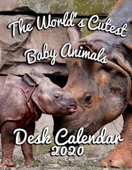 The World's Cutest Baby Animals Desk Calendar 2020, Calendar Gal Press