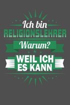 Ich Bin Religionslehrer - Warum? Weil Ich Es Kann: Wochenplaner - ohne festes Datum f�r ein ganzes Jahr