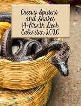 Creepy Spiders and Snakes 14-Month Desk Calendar 2020: Great Photos of Some of Nature's Creepiest Creations!