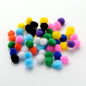 pompoms, knutselen, verschillende kleuren, 20mm diameter, 480 stuks