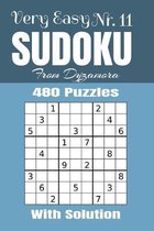 Very Easy Sudoku Nr.11: 480 puzzles with solution