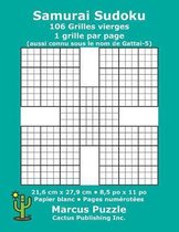 Samurai Sudoku - 106 Grilles vierges: 1 grille par page; 21,6 cm x 27,9 cm; 8,5 po x 11 po; papier blanc; num�ros de page; Gattai-5; Su Doku; 9 x 9 mo